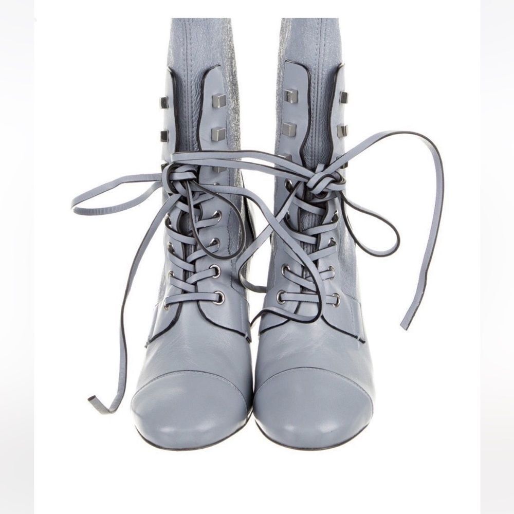 STUART WEITZMAN Veruka Mid-calf Lace-up Booties - Picture 2 of 12